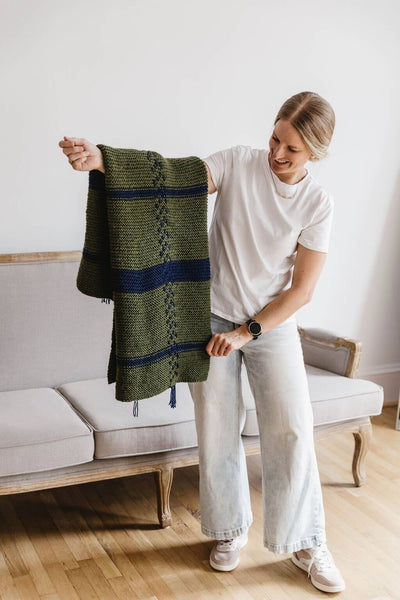 Knit Kit - Maxwell Blanket – Lion Brand Yarn