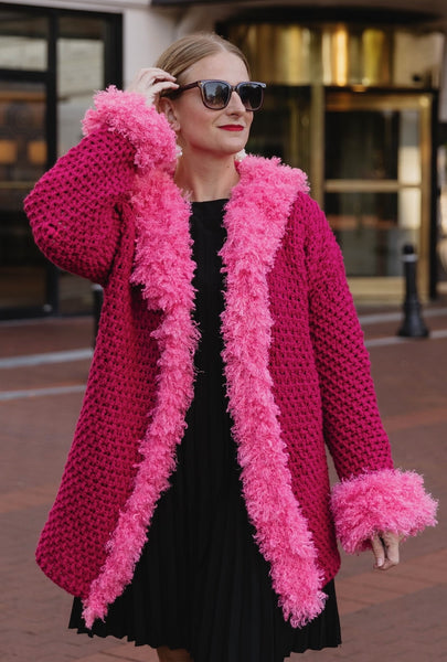 Crochet Kit - Vera Coatigan – Lion Brand Yarn