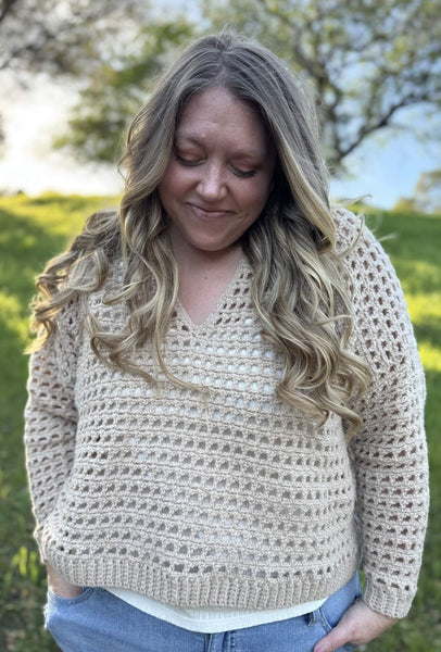 Crochet Kit - The Flynn Pullover – Lion Brand Yarn