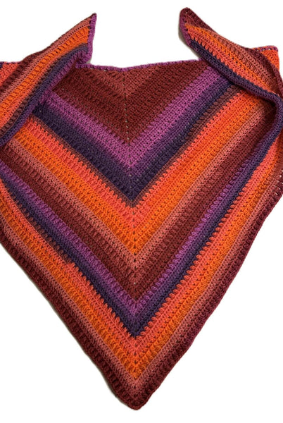 Crochet Kit - Blazing Sky Triangle Shawl – Lion Brand Yarn