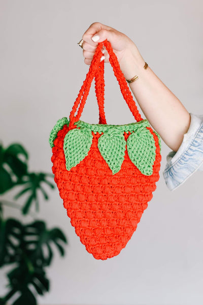 Crochet Kit - Strawberry Season Purse – Lion Brand Yarn