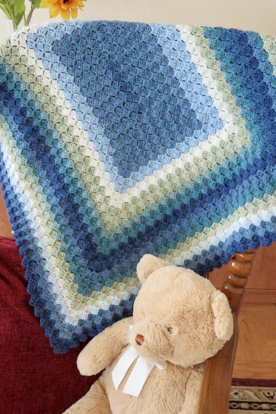 Sleepy Time Mandala Baby Blanket (Crochet) – Lion Brand Yarn