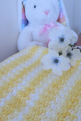 Crochet Blanket Beside A Bunny thumbnail
