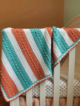 striped baby blanket thumbnail