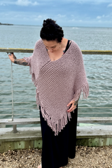 Knit poncho thumbnail