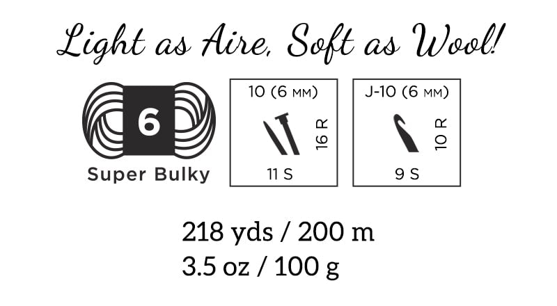 Wool-Ease® Aire Yarn Basic Info