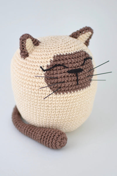 Cat Door Stopper (Crochet) Lion Brand Yarn