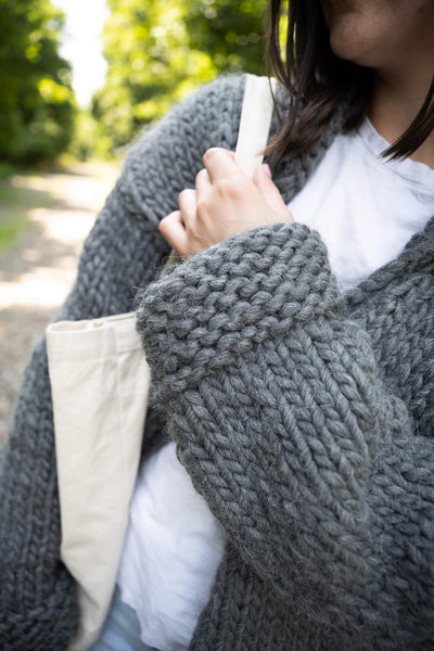Cozy Collared Cardigan (Knit) – Lion Brand Yarn