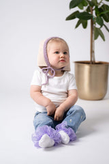 Garter Stitch Bonnet image 2 thumbnail