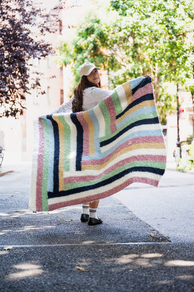 Log Cabin Afghan (Crochet)