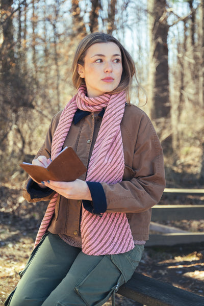 Diagonal Garter Scarf (Knit) – Lion Brand Yarn