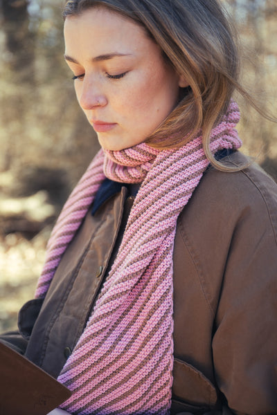 Diagonal Garter Scarf (Knit) – Lion Brand Yarn