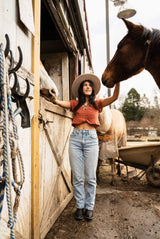 Chickadee Crop Tee image 4 thumbnail