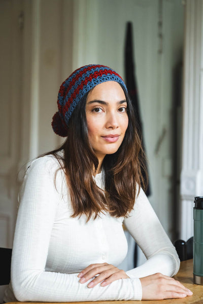 V-Stitch Hat (Crochet) – Lion Brand Yarn