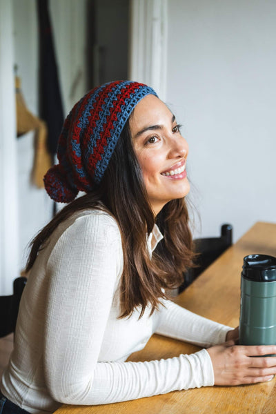 V-Stitch Hat (Crochet) – Lion Brand Yarn