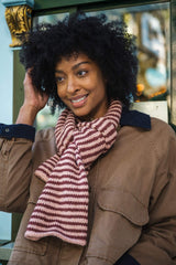 Tube Striped Scarf (Knit) thumbnail