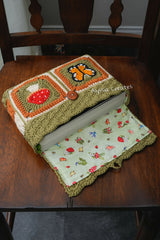 Butterfly and Mushroom Book Sleeve Bag - Alyssia Creates Photo 3 thumbnail