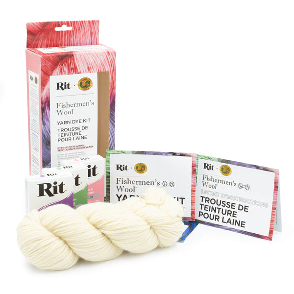 Rit® and Lion Brand® Fishermen's Wool® Yarn Dye Kit – Lion Brand Yarn