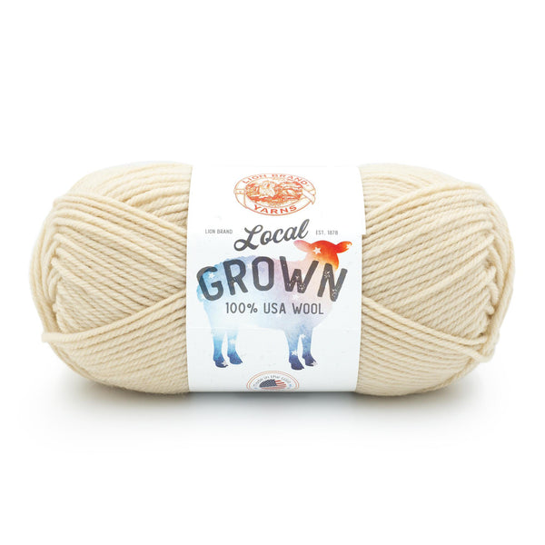 What is this new yarn from Lion Brand all about? Local Grown Yarn