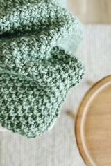 Green Knit Blanket thumbnail