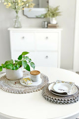 The Picot Placemat and Doily Set Crochet Pattern - 3 thumbnail