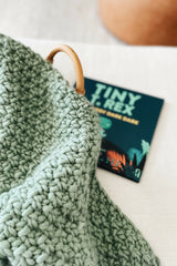 Green Knit Blanket thumbnail
