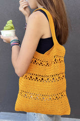 crochet cotton tote thumbnail