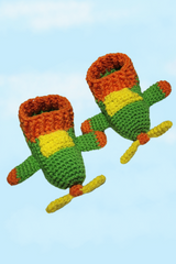 airplane slippers green thumbnail