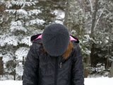 Top View Of Knitted Hat Worn By A Girl thumbnail