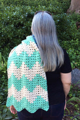 Granny Chevron Wrap by Underground Crafter for Lion Brand 3 thumbnail