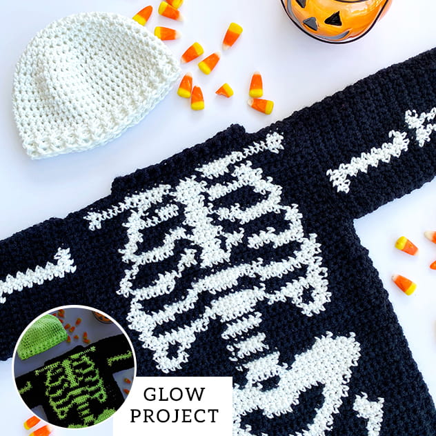 Skeleton Baby Costume (Crochet)