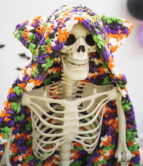 Monster Mash Hooded Blanket (Crochet)