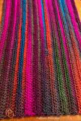 Colorful Striped Table Runner Pattern thumbnail