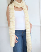 Crochet Sweater Worn By A Woman thumbnail