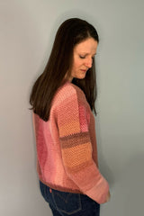 Crochet Sweater Worn By A Woman thumbnail