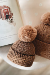 Two hats with poms thumbnail