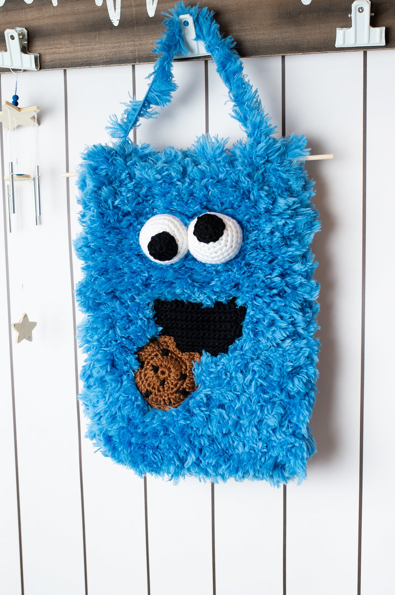 Cookie Monster Wall Hanging (Crochet)