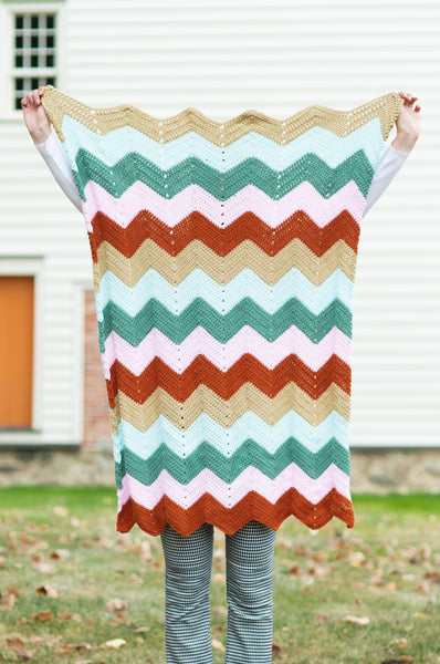 Ripple Afghan Free Crochet Pattern