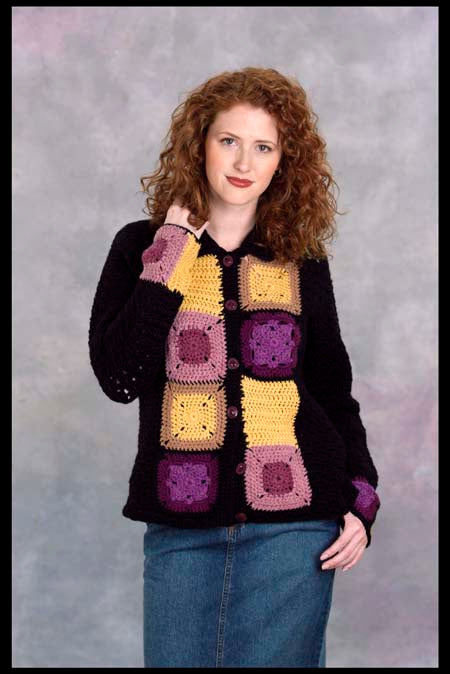 Granny-Sampler Jacket (Crochet)