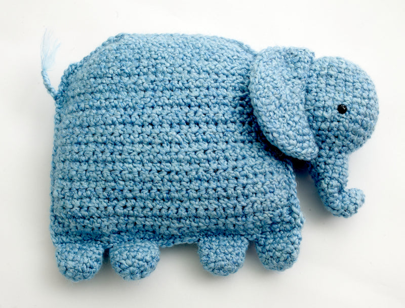 Amigurumi Elephant Pillow Pattern (Crochet)