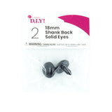 Shank Back Solid Eyes (12mm & 18mm) thumbnail