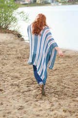 Crochet Kit - Shoreline Ruana image 3 thumbnail