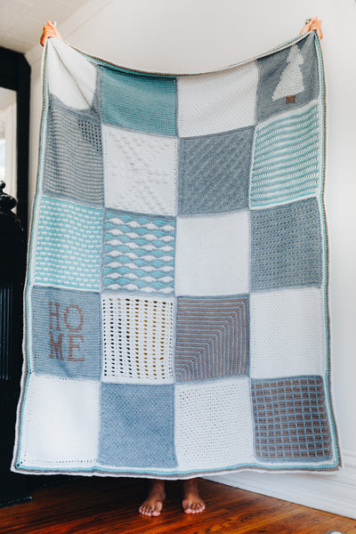 Crochet Kit - Tunisian Holiday Sampler Blanket