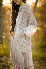 Crochet Kit - Calla Lily Pocket Shawl image 3 thumbnail