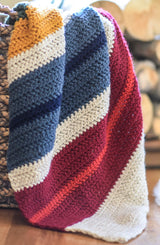 Crochet Kit - Cabin Stripes Blanket image 3 thumbnail