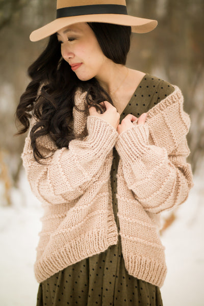 Knit Kit - Ridgeline Cardigan – Lion Brand Yarn