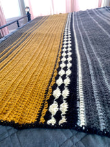 Crochet Kit - Storm Clouds & Wheat Fields Throw image 3 thumbnail