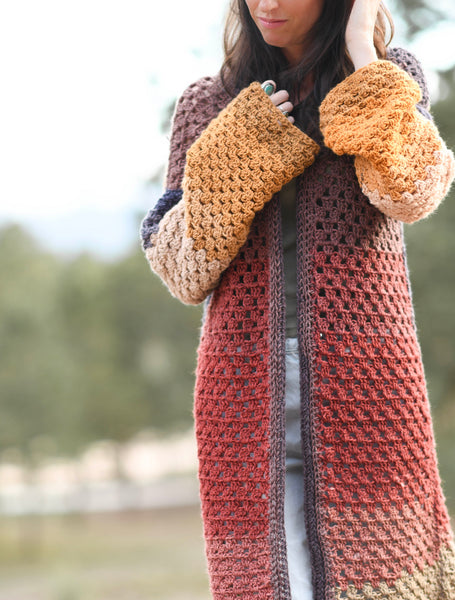Crochet Kit - Endless Eyelets Cardi – Lion Brand Yarn
