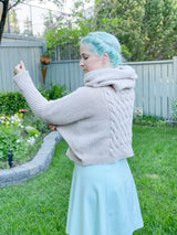 Knit Kit - Cable Crush Hoodie image 3 thumbnail