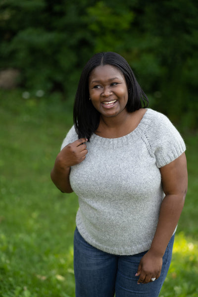 9 Trendy Knitting Kits for ALL Sizes 6 Knit Kit - Olori Sweater Tee